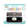 KaKo'o Music 2-Piece Stainless Steel Harmonica Set - Classic Silver