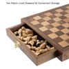 Hey! Play! Inlaid Walnut-Style Magnetized Wood Chess Set with Staunton