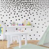 IARTTOP Black Irregular Dots Wall Decal Minimalist Geometric Decal for