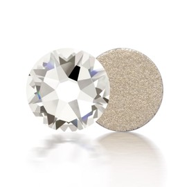 Meibite 16 Facets Crystal Clear Flatback Rhinestones, Glass Rhinestones for Nail Art and Craft, Glue Fix, Loose Crystal Gemstones(Crystal, SS20, 1440pcs, 4.6-4.8mm)