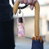 ENLACHIC 2Pcs Unicorn Print Chapstick Holder Keychain Clip-on Lip Balm
