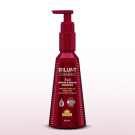 BBLUNT 7 in 1 Repair & Revive Shampoo | Addresses 7 Signs of Hair Damage | Repairs & Protects Hair, Soothes Scalp | Ceramides & Argan Oil Infused | 10.14 Fl Oz/300 ml