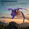 LehuoMaker 3D Printed Dragon with Wings, Fidget Dragon Toys, 3D