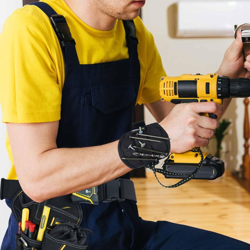 MELOTOUGH Impact Holster 3-in-1 Drill Holster Combo with Magnetic Wristband,Tool