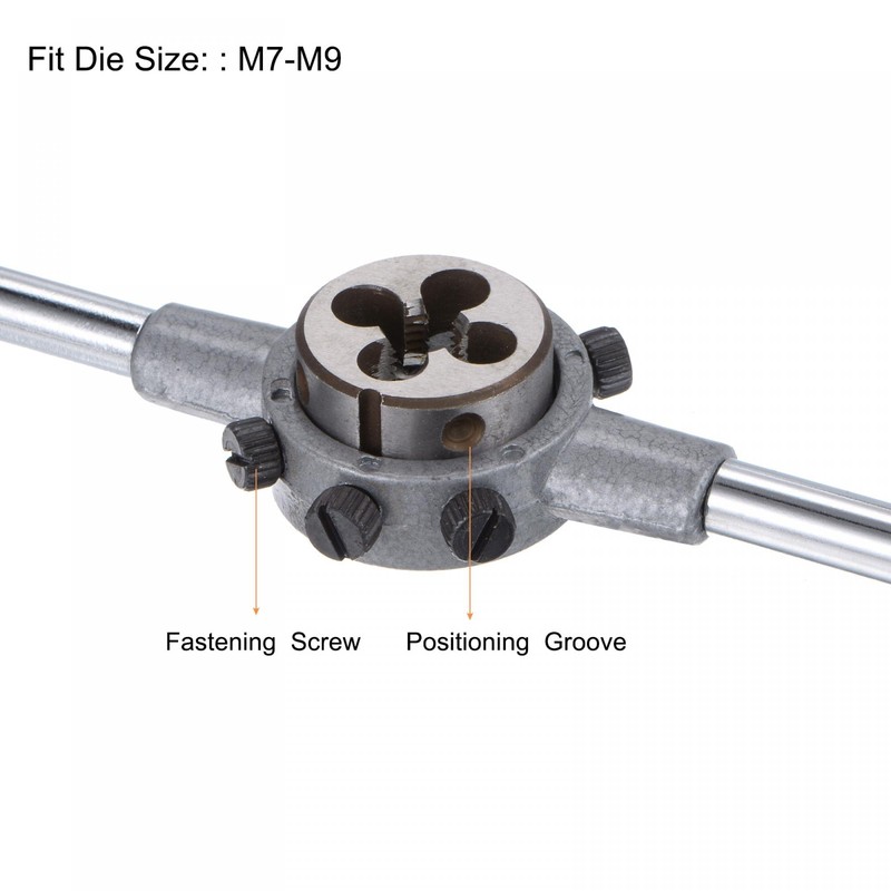 sourcing map Die Stock Handle Wrench Set, M8 x 1.25