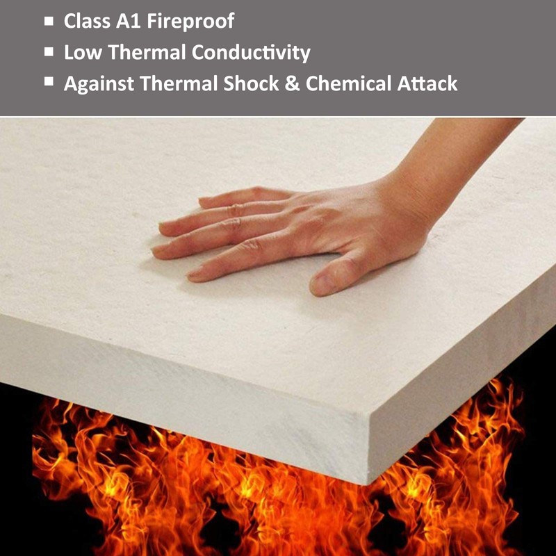 BXI Ceramic Fiber Thermal Insulation Board(2732F) - 12'' X 8''