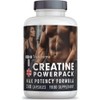 Creatine Monohydrate Capsules High Strength, 4200mg, ALA, Vitamin D B12,