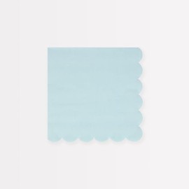 Meri Meri Summer Sky Blue Small Napkins (Pack of 16)