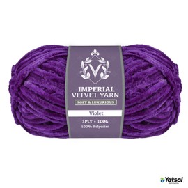 Yatsal Velvet Yarn 100 g, Violet