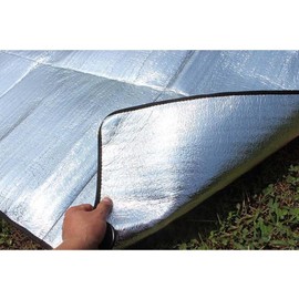 Aluminium Sleeping Mat, Foam Mats, Sleeping Mat for Camping, Insulated Blanket, Foldable Tent Mat, Floor Mat, Thermal Mat, Thermal Blanket, Mat Made of Aluminium Foil and EPE, Ultra Light, 100 x 200