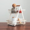LANDTOM® 2 Tier Countertop Fruit Basket Bowl for Kitchen, Kitchen