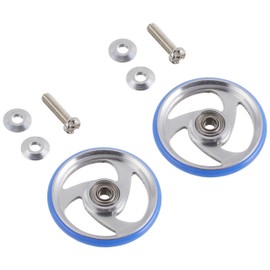 Tamiya Mini 4WD Upgrade Parts Series No.251 GP.251 Aluminum Bearing Roller with 0.7 inch (19 mm) Plastic Ring 15251