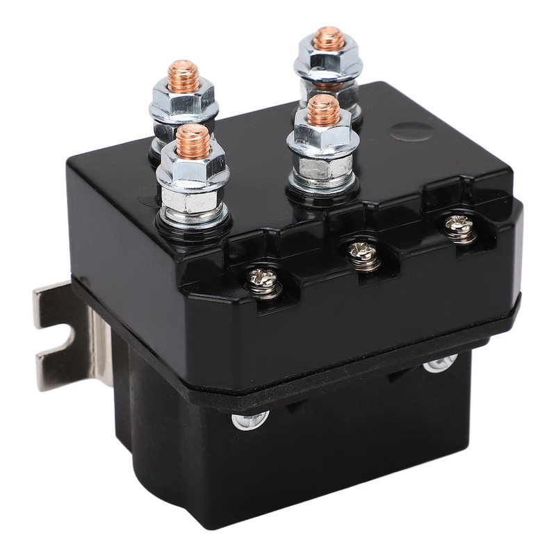 Electric Winch Relay 250A ABS Housing Waterproof Copper Contact Brass