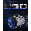 ECCPP AC Compressor with Clutch 2007 Fit for Volvo VNL