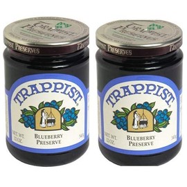 Trappist Marmalade Preserves 12 Ounce Pack Of 2 (Blueberry)
