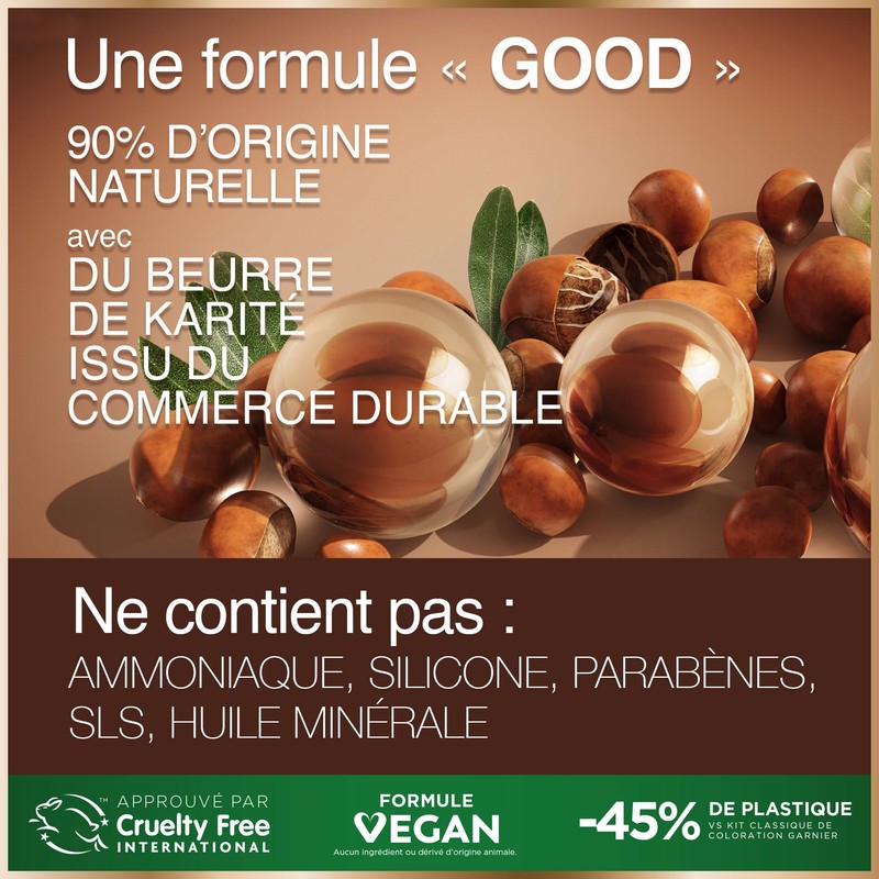 Garnier - Permanent Hair Colour - No Ammonia - 90%