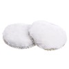 sourcing map 2pcs 3 Inch (75mm) Wool Buffing Pad 3"