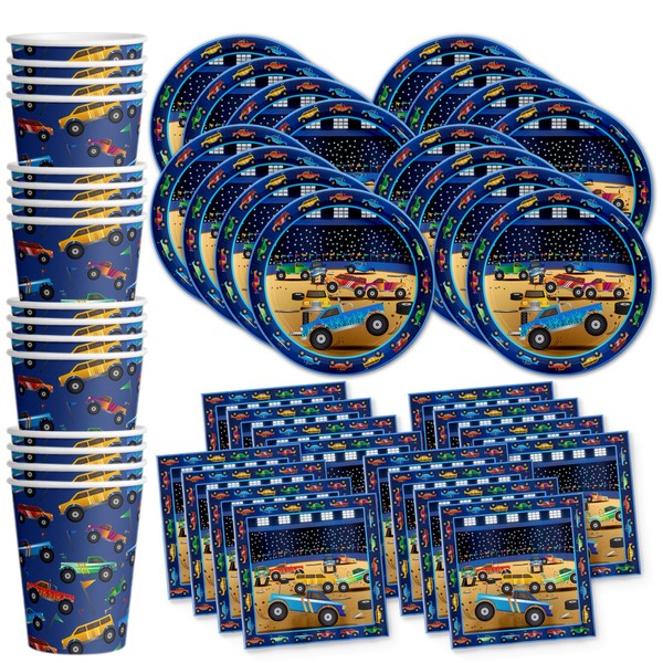 Monster Truck - Suministros de fiesta de cumpleaños - Suministros