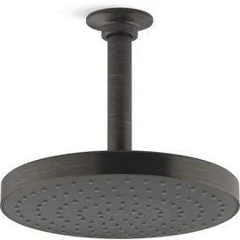 KOHLER 76464-G-2BZ Awaken 8 Inch Single-Function Rain SHOWERHEAD, 8" Fixed Round Rainfall SHOWERHEAD, 1.75 GPM, Oil-Rubbed Bronze