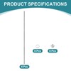 sourcing map 4pcs Fully Threaded Rod, M6 x 350mm 201
