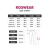 roswear Vaqueros ajustados elásticos de tiro medio y dobladillo deshilachado