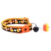 Collar de gato de maíz caramelo con campana, collar de