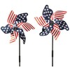 Fox Valley Traders Patriotic Lawn Pinwheel Set of 2