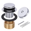 PRIMSOPH Tip-Toe Tub Drain Trim Kit with One Hole Overflow