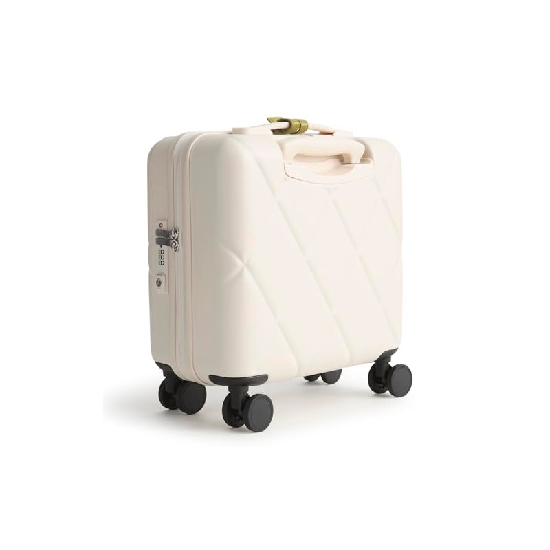 Vera Bradley Hardside Mini Adair Spinner, Cottage Cream