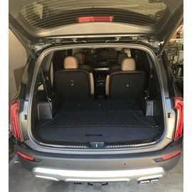 EACCESSORIES EA Rear Trunk Organizer Cargo Net for KIA Telluride 2020-2023 – Floor Cargo Net for SUV - Premium Mesh Car Trunk Organizer Vehicle Carrier Storage - Compatible with KIA Telluride