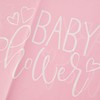 Unique 73363 Pink Hearts Baby Shower Plastic Table Cover, 54"