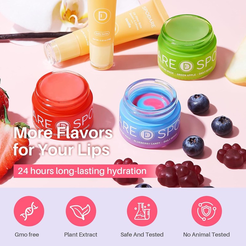 Spodare Strawberry Dual-color Lip Sleeping Mask