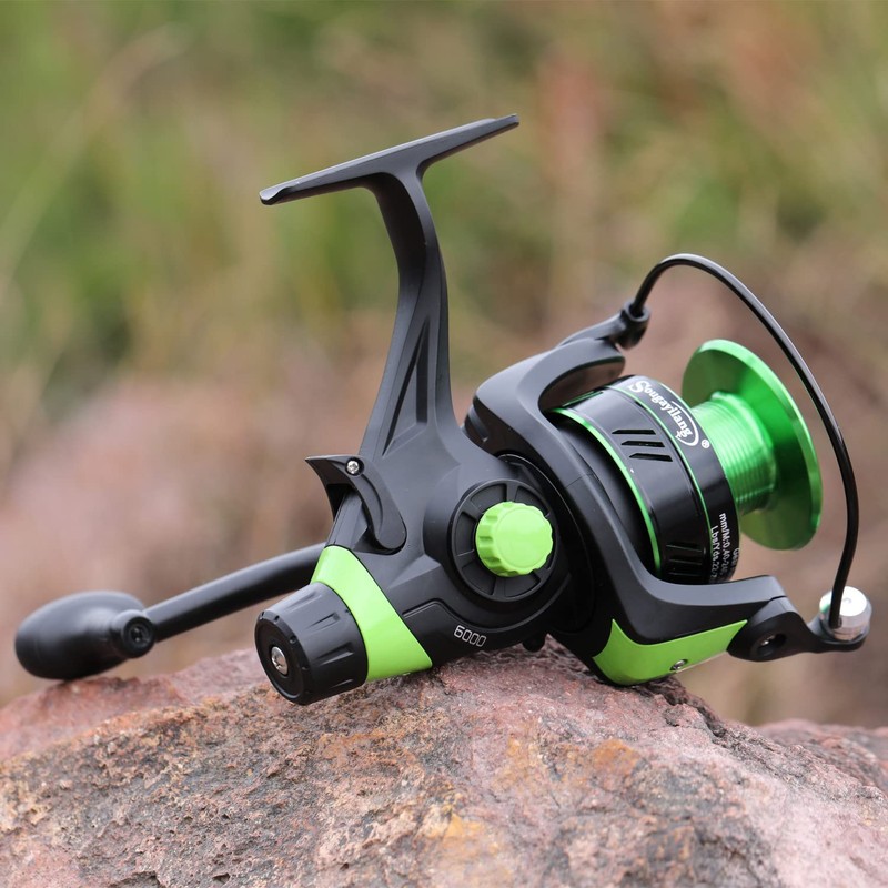 Sougayilang Spinning Reel 13+1 Stainless Steel BB Bait Feeder Carp