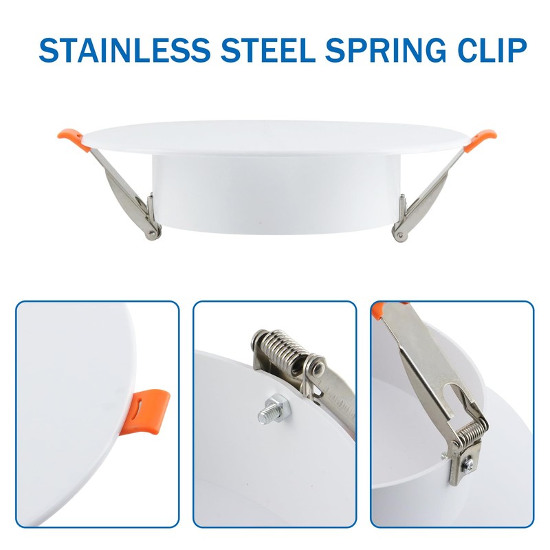 Crapyt Ceiling Hole Cover Plate, 7.28"/185mm Diameter ABS Wall Mount
