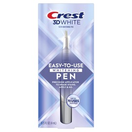Crest 3DWhite Teeth Whitening Pen 0.13 Fl Oz Easy Stain Remover Enamel Safe