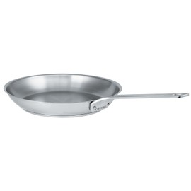 CRISTEL 1826 Collection 12" Stainless Steel Frying Pan, Made in France, 18/10 Stainless Steel, 3-Ply Construction, Double Riveted Fixed Handle, Oven and Dishwasher Safe