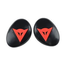 Dainese - Knee Slider Rss 4.0 Motorcycle Knee Pads Replacement Motorcycle Knee Pads for Men Women Black/Fluo Red N