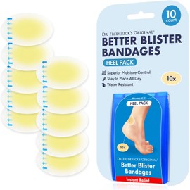 Dr. Frederick's Original Better Blister Bandages, Heel Pack, Tan, 10 ct