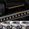 Truck Running Board Lights, Amber Turn Signal Lights Sequential Side