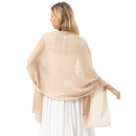 Bridesmay Chiffon Elegant Stole Scarf for Dress in Various Colours - s