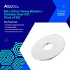Accu - M6 x 20mm Penny Washers - Stainless Steel