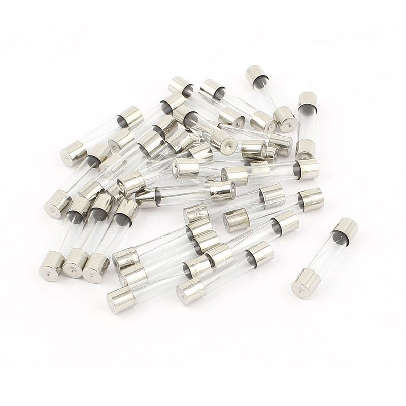 100pcs 5x20mm Quick Blow Glass Tube Fuse Assorted Kit Amp