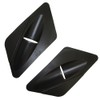 DJ-Motor Black Body Plastic Front Fender Vent Hawk For Taotao