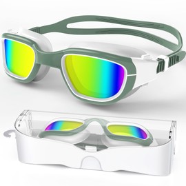 Zeligerstar Swimming Goggles, Anti-Fog Swim Goggles, Polarized UV Protection Adult Goggles, Pool Goggles for Men Women