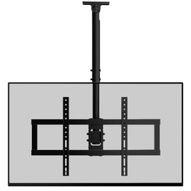 TV Ceiling Mount Adjustablex Bracket for 26"-65" Flat Screen Displays,Hanging Ceiling TV Mount Fits Most LED, LCD, OLED 4K TVs,6 Height Settings, Holds up to 88lbs, Max VESA 600x400mm