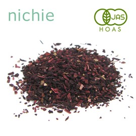 nichie オーガニック シングルハーブティー 有機ハイビスカス ファインカット 100g
