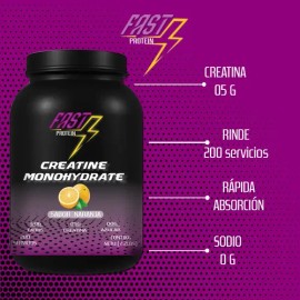 Creatina Monohidratada Fast Protein 1kg 200 Servicios Varios                                                                                          