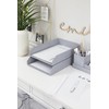 Bigso Hakan Set of 2 Letter Trays for Desk, Stackable