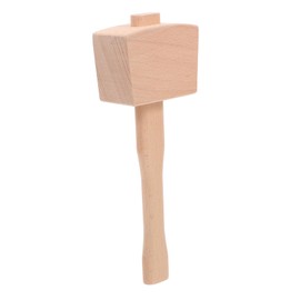Operitacx Leathercraft Mallet Small Wooden Hammer Compact Woodworking Tool for Woodworking Jewelry Making