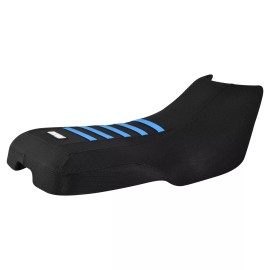 Enjoy Mfg 2016-2024 Arctic Cat ALTERRA 400-500 Seat Cover BLACK w/ LIGHT BLUE Ribs #364